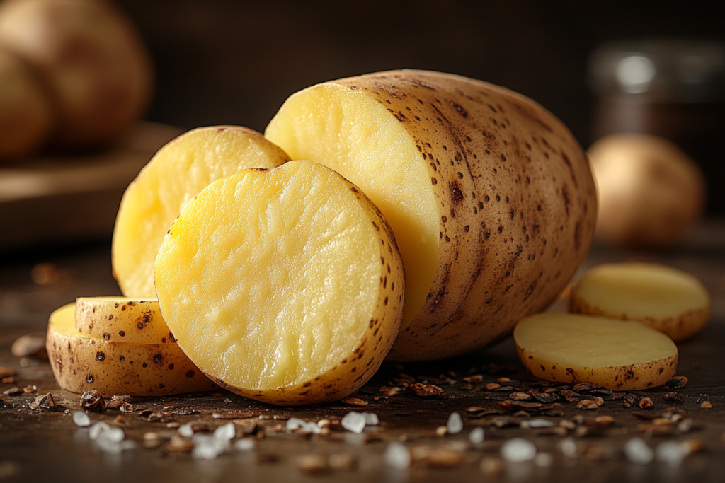 Detailed breakdown of the nutritional content of russet potatoes Title of the Image Nutritional Value of Russet Potatoes