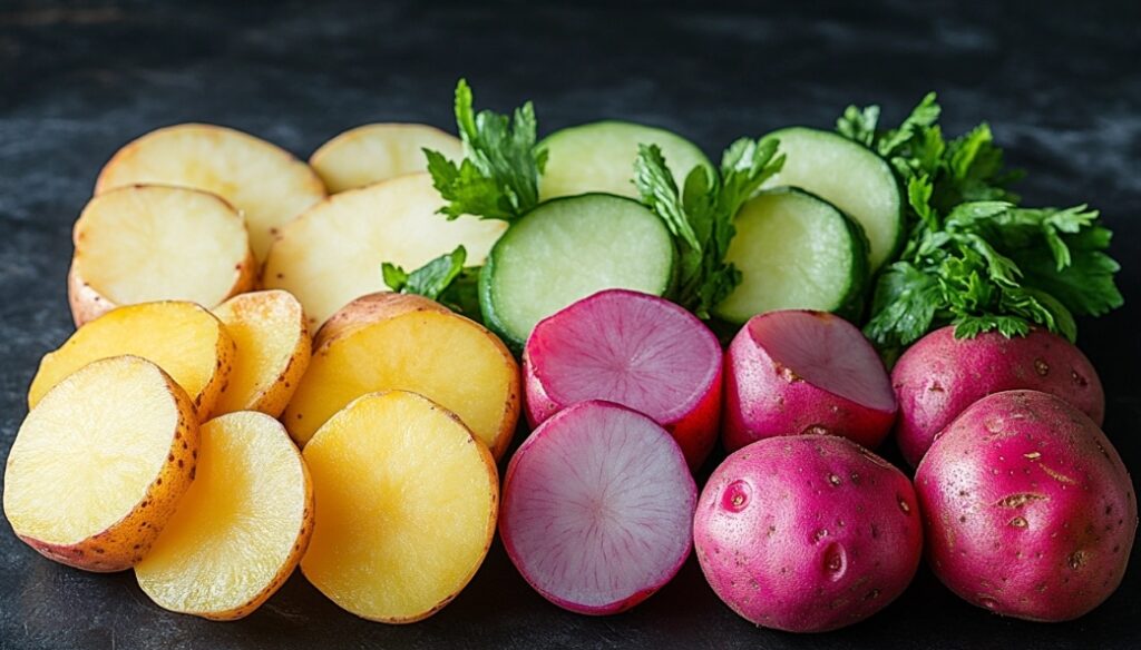 Detailed breakdown of the nutritional content of russet potatoes