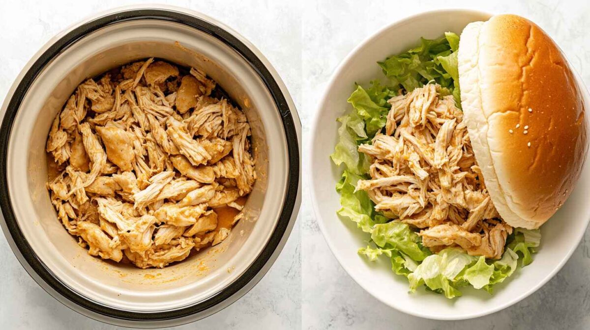 Easy Crock-Pot Ranch Chicken Sandwiches: A Complete Guide 3 Step By Step Process Of Making Crock Pot Ranch Chicken Sandwiches